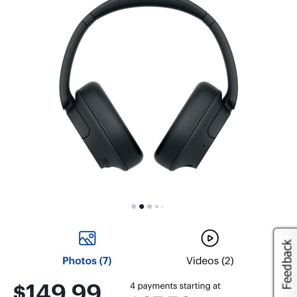 SONY WH-CH720N noise, canceling headphones - Picture 8 of 9